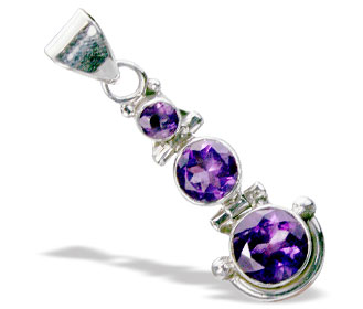 SKU 15540 - a Amethyst pendants Jewelry Design image