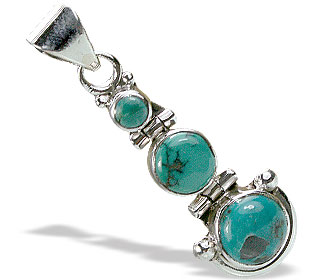 SKU 15542 - a Turquoise pendants Jewelry Design image