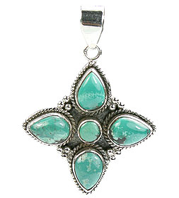 SKU 15626 - a Turquoise pendants Jewelry Design image