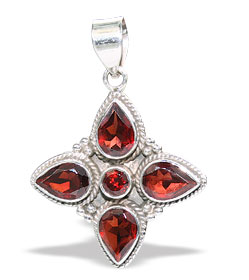 SKU 15629 - a Garnet pendants Jewelry Design image