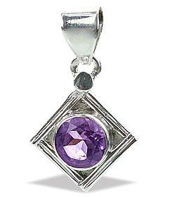 SKU 15635 - a Amethyst pendants Jewelry Design image