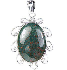 SKU 15694 - a Bloodstone pendants Jewelry Design image