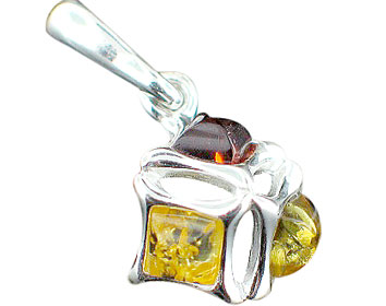SKU 15811 - a Amber pendants Jewelry Design image
