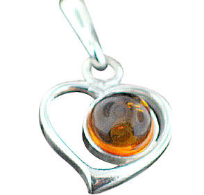 SKU 15812 - a Amber Pendants Jewelry Design image