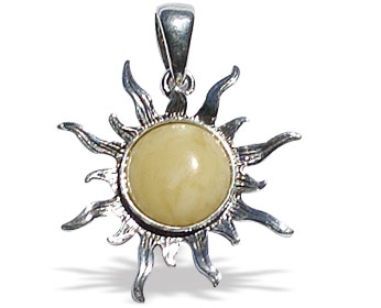 SKU 15816 - a Amber pendants Jewelry Design image
