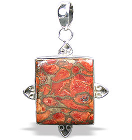 SKU 15865 - a Jasper Pendants Jewelry Design image