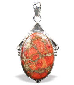 SKU 15871 - a Jasper Pendants Jewelry Design image
