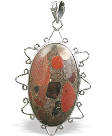 SKU 15877 - a Jasper Pendants Jewelry Design image