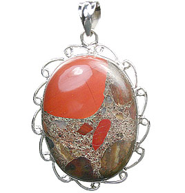 SKU 15878 - a Jasper Pendants Jewelry Design image