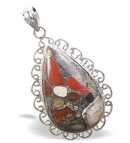 SKU 15879 - a Jasper Pendants Jewelry Design image