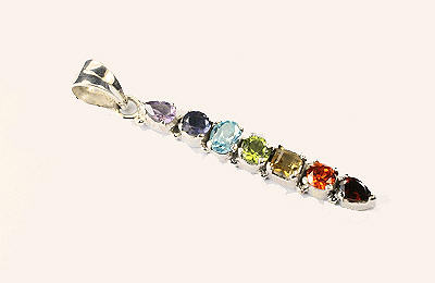 SKU 1589 - a Multi-stone Pendants Jewelry Design image