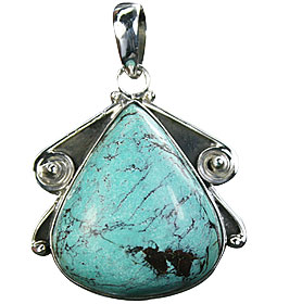 SKU 16010 - a Turquoise Pendants Jewelry Design image