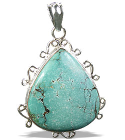SKU 16011 - a Turquoise Pendants Jewelry Design image