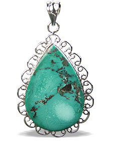 SKU 16012 - a Turquoise Pendants Jewelry Design image