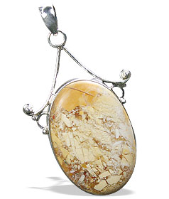 SKU 16049 - a Jasper Pendants Jewelry Design image