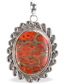 SKU 16188 - a Jasper Pendants Jewelry Design image