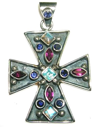 SKU 1643 - a Multi-stone Pendants Jewelry Design image