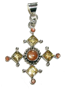 SKU 1648 - a Citrine Pendants Jewelry Design image