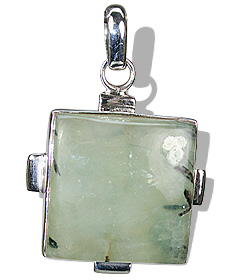 SKU 1653 - a Prehnite Pendants Jewelry Design image