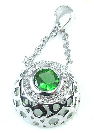 SKU 1676 - a Cubic zirconia Pendants Jewelry Design image
