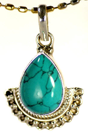 SKU 17150 - a Turquoise Pendants Jewelry Design image
