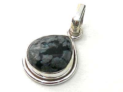 SKU 1724 - a Obsidian Pendants Jewelry Design image