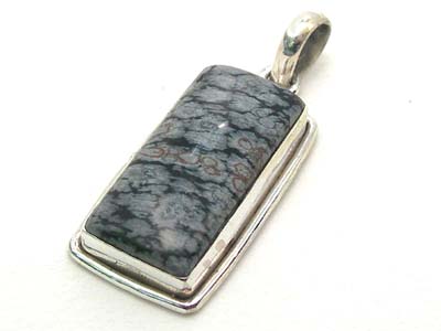 SKU 1728 - a Obsidian Pendants Jewelry Design image