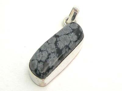 SKU 1729 - a Obsidian Pendants Jewelry Design image