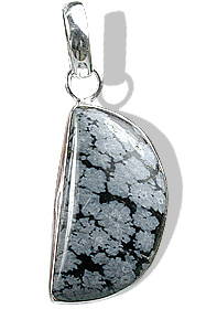 SKU 1738 - a Obsidian Pendants Jewelry Design image