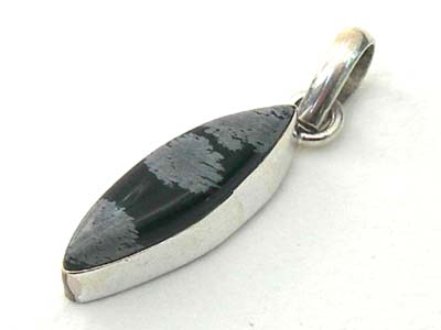 SKU 1742 - a Obsidian Pendants Jewelry Design image