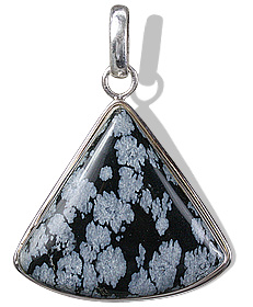 SKU 1750 - a Obsidian Pendants Jewelry Design image
