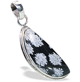 SKU 1761 - a Obsidian Pendants Jewelry Design image
