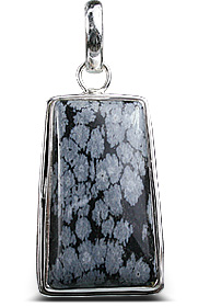SKU 1766 - a Obsidian Pendants Jewelry Design image