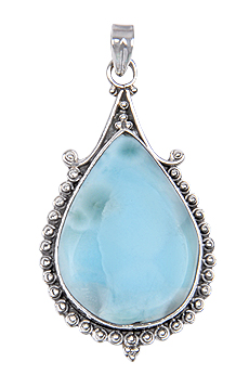 SKU 17994 - a Larimar Pendants Jewelry Design image