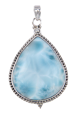 SKU 17997 - a Larimar Pendants Jewelry Design image