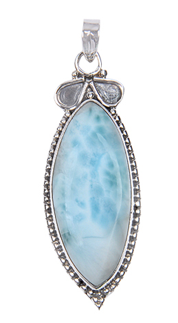 SKU 17998 - a Larimar Pendants Jewelry Design image