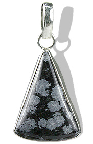 SKU 1800 - a Obsidian Pendants Jewelry Design image