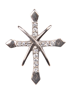 SKU 18075 - a Cubic zirconia Pendants Jewelry Design image