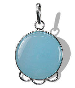 SKU 1818 - a Chalcedony Pendants Jewelry Design image