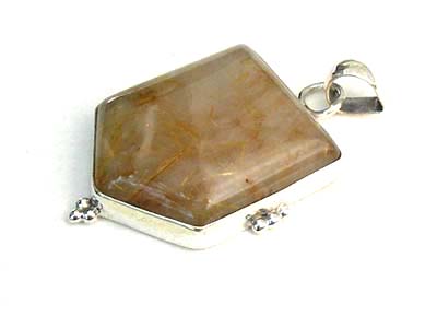 SKU 1820 - a Rutilated quartz Pendants Jewelry Design image