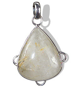 SKU 1823 - a Rutilated quartz Pendants Jewelry Design image