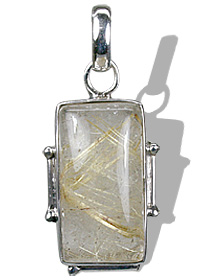 SKU 1824 - a Rutilated quartz Pendants Jewelry Design image