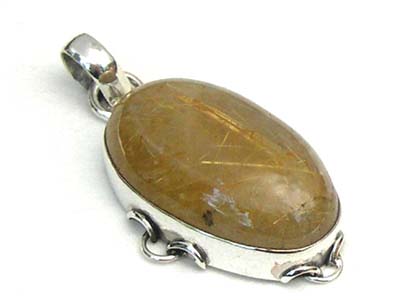 SKU 1828 - a Rutilated quartz Pendants Jewelry Design image