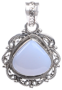 SKU 18356 - a Chalcedony Pendants Jewelry Design image