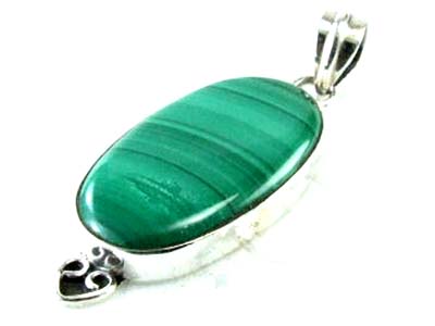 SKU 1838 - a Malachite Pendants Jewelry Design image