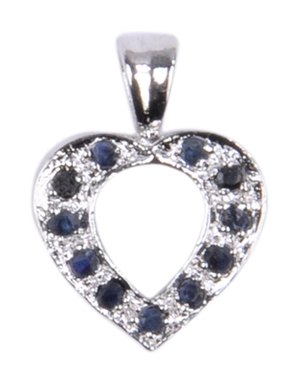 SKU 18516 - a Sapphire Pendants Jewelry Design image