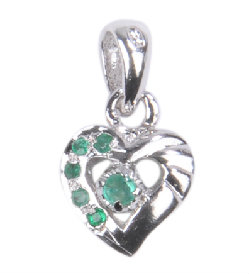 SKU 18520 - a Emerald Pendants Jewelry Design image