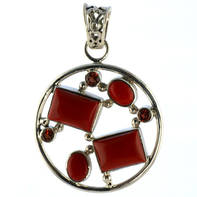 SKU 18582 - a Coral Pendants Jewelry Design image