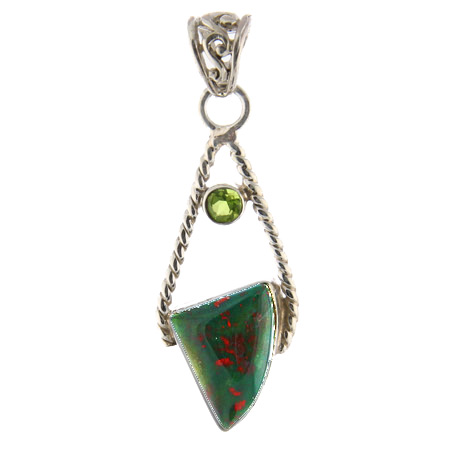 SKU 18726 - a Bloodstone Pendants Jewelry Design image