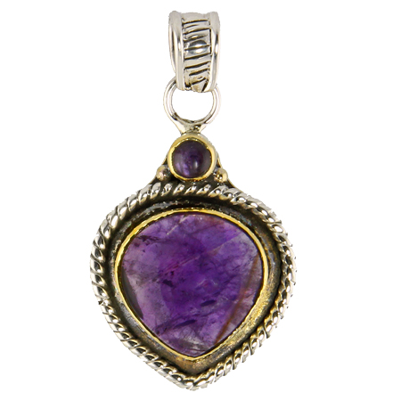 SKU 18820 - a Amethyst Pendants Jewelry Design image